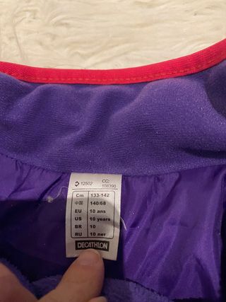 Chaqueta chaquetón nieve y polar niña talla 8 - 10