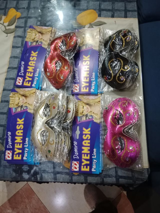 lote de 20 Antifaces de carnaval