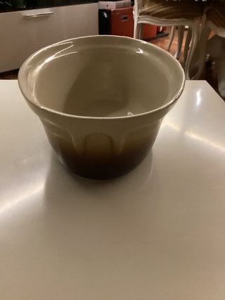 Bol/ cuenco vintage de cerámica esmaltada