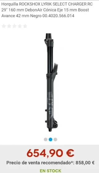 HORQUILLA DE BICI ROCKSHOX LYRIK SELECT+ E-BIKE 29