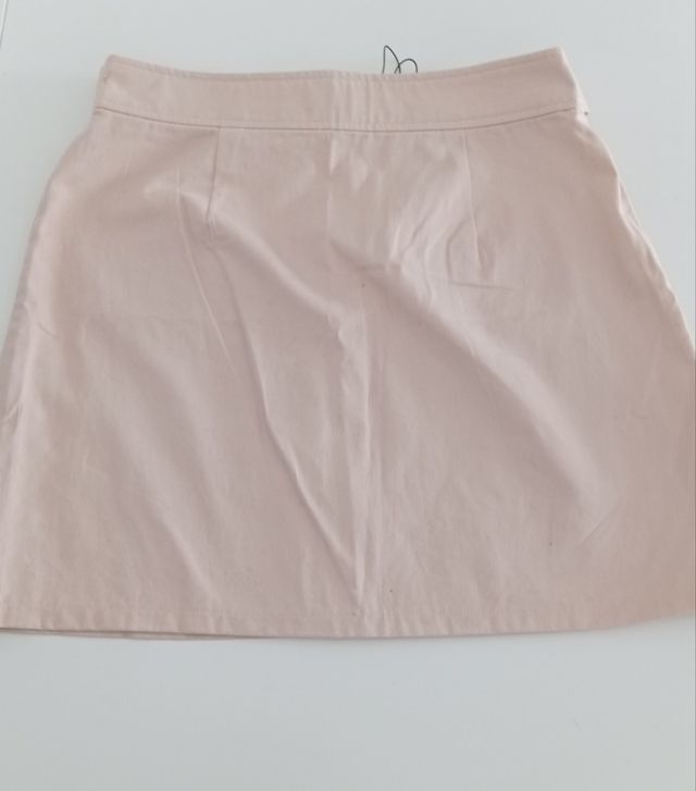 Falda vaquera beige Primark