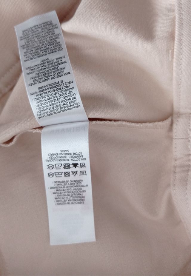 Falda vaquera beige Primark