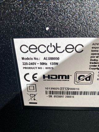 Despiece TV Cecotec LED 50″ A Series ALU00050