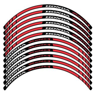 Kit Pegatinas para llantas moto Honda Racing 