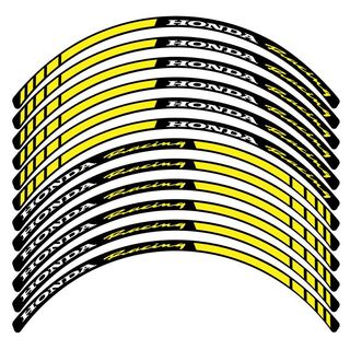 Kit Pegatinas para llantas moto Honda Racing 
