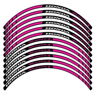 Kit Pegatinas para llantas moto Honda Racing 