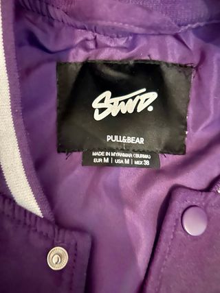 Beisbolera, muy suave. T 38 Morada