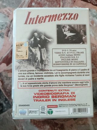 Dvd Intermezzo con Ingrid Bergman