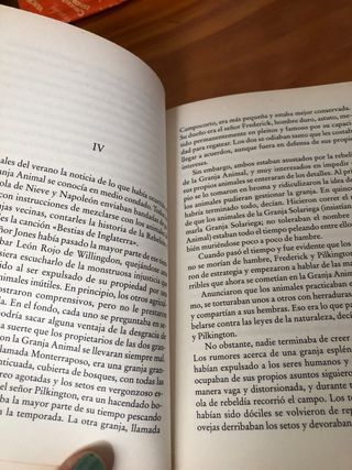 Libro "Rebelión en la granja"