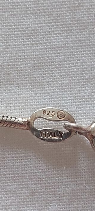 Pulsera plata primera ley 925