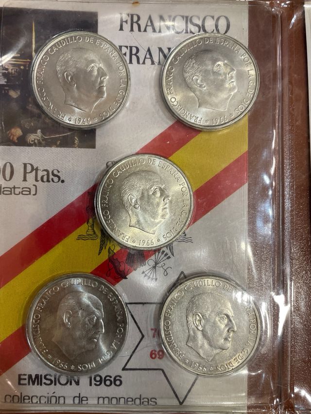 cartera 100 pesetas Francisco Franco 1966