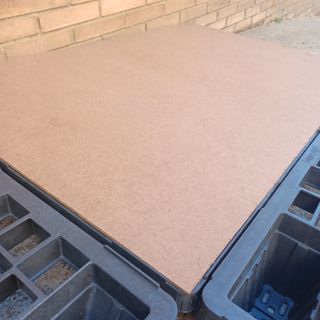 Nuevo de fábrica: suelo avance camping palets pvc