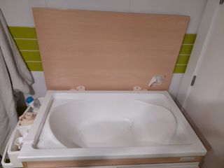 Conjunto de armario más cambiador bañera