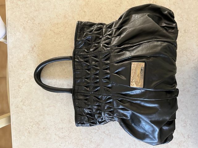 Borsa a mano, pelle nera, Coccinelle Goodie Bag 