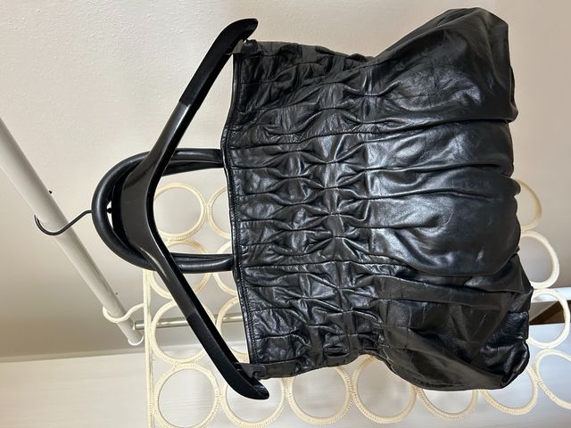 Borsa a mano, pelle nera, Coccinelle Goodie Bag 