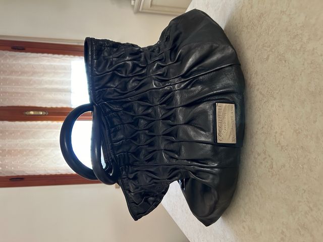 Borsa a mano, pelle nera, Coccinelle Goodie Bag 