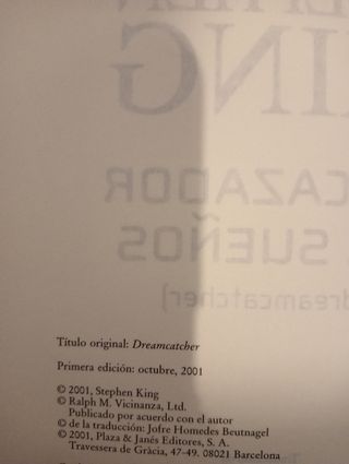 El Cazador de Sueños. 6 fotos. PRIMERA EDICIÓN