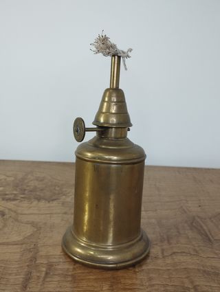 Antigua Lámpara Francesa de Gas Gaudard