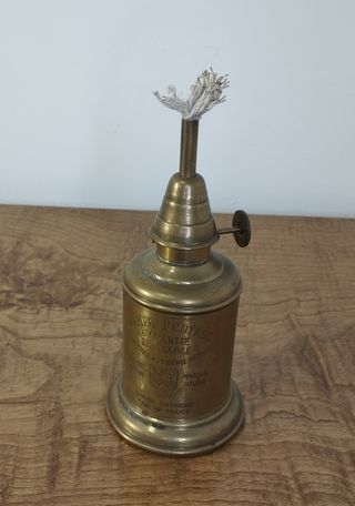 Antigua Lámpara Francesa de Gas Gaudard