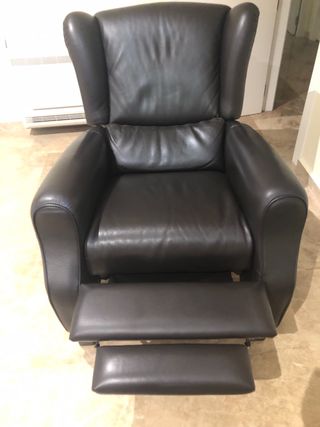 Sillon reclinable en piel nuevo Natuzzi