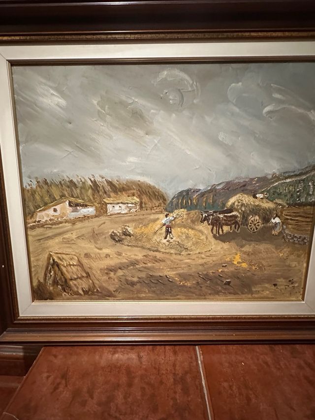 Cuadro pintado al oleo