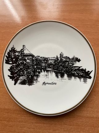 Plato decorativo de Limoges