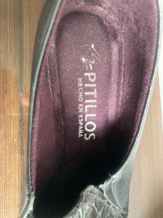 Zapato señora negro PITILLOS