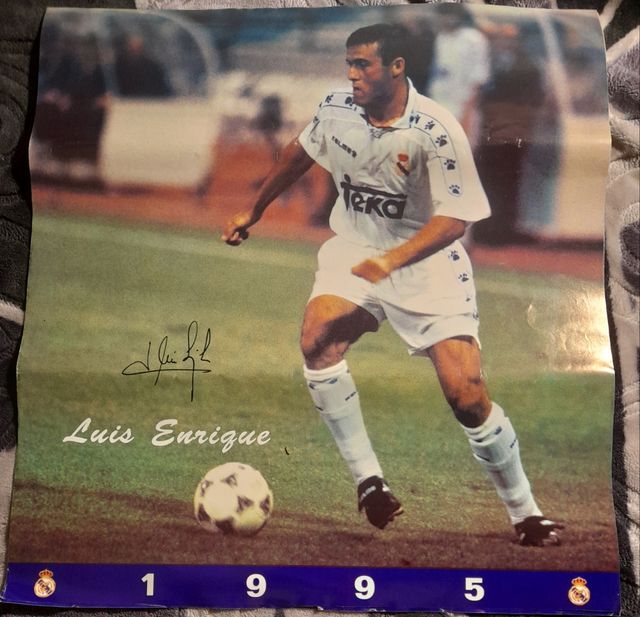Poster Real Madrid 1995 lote.
