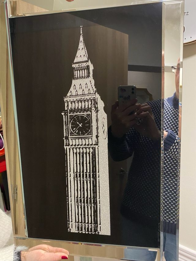 Cuadro espejo Big Ben Londres