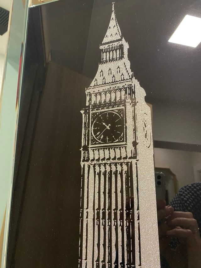 Cuadro espejo Big Ben Londres