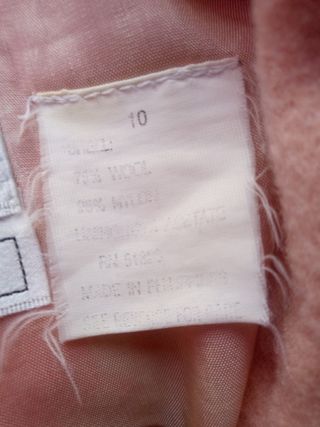 Chaqueta lana y cachemir