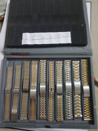 Lotto cinturini misti acciaio