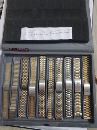 Lotto cinturini misti acciaio