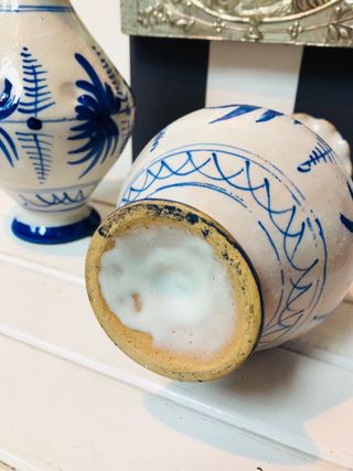 Pareja piezas ceramica