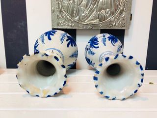 Pareja piezas ceramica