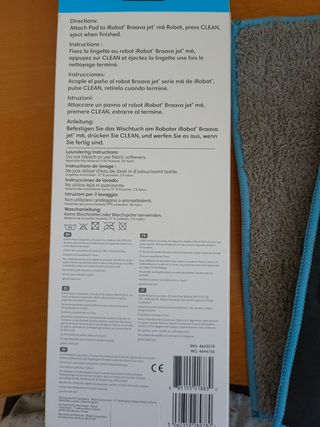 Paños lavables Braava jet m6