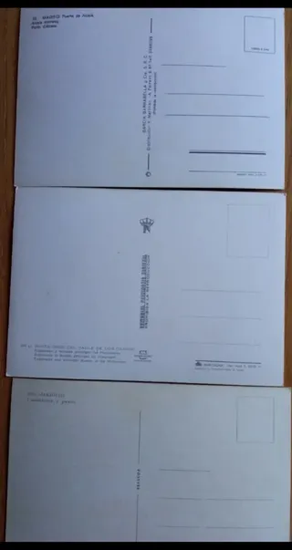 Lote Postales antiguas. Años 60.