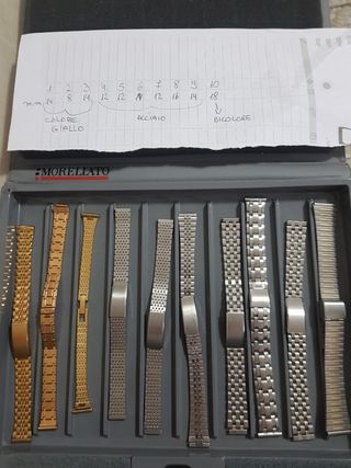 Lotto cinturini misti acciaio