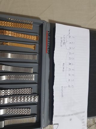 Lotto cinturini misti acciaio