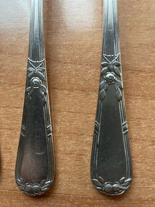 Cubiertos alpaca vintage