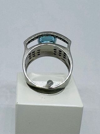 Anillo Oro Blanco 18K