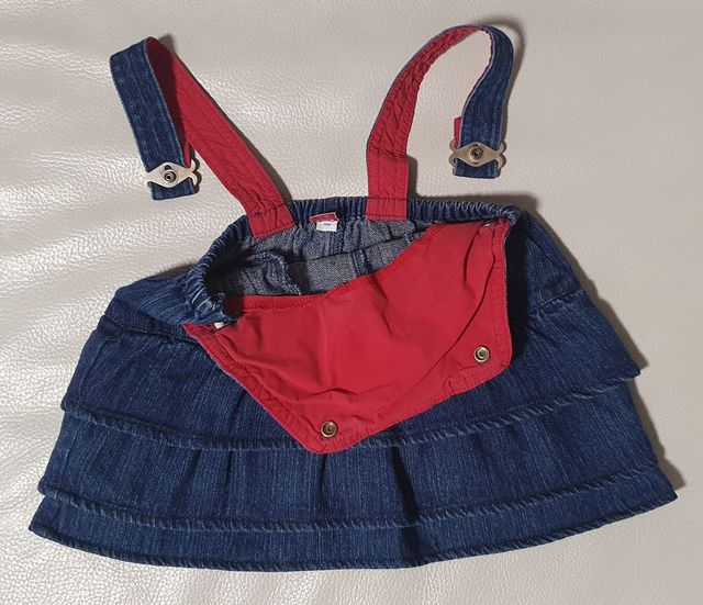 Lote 2 vestidos vaqueros 9-12 meses