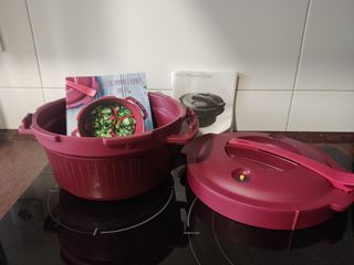 Olla rápida 3 litros tupperware nueva microcook