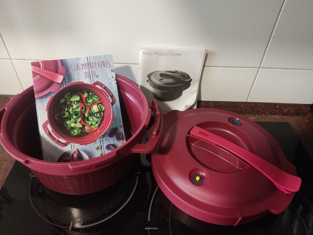 Olla rápida 3 litros tupperware nueva microcook
