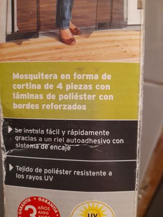 Cortina mosquitera para puerta