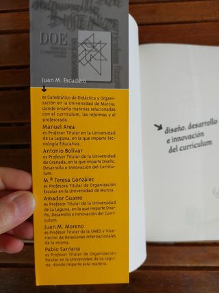 Diseño,  desarrollo e innovación del currículum