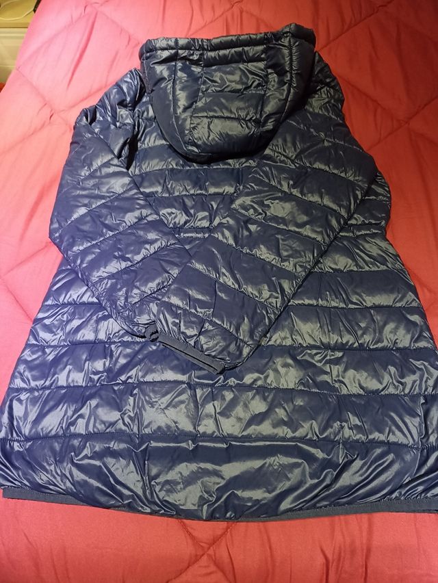 Plumón ZARA azul marino 