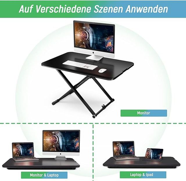 Soporte de escritorio regulable y plegab