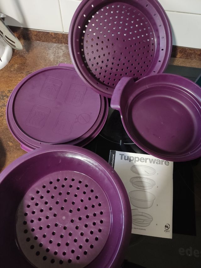 Vaporera microgourmet 101° Tupperware