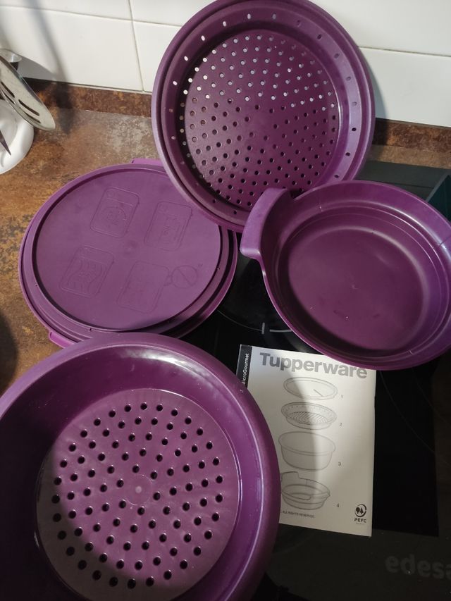 Vaporera microgourmet 101° Tupperware